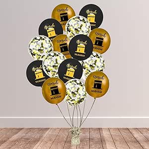 Umrah Mubarak Latex Balloons