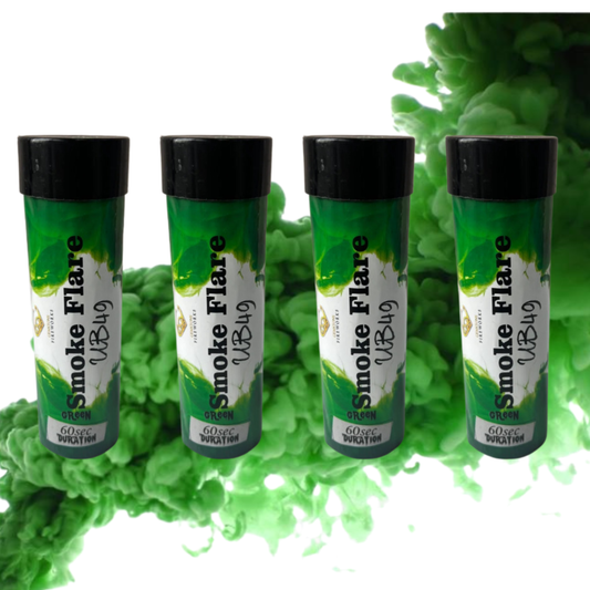 4 Green smoke flare 60 seconds