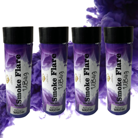 4 Purple smoke flare 60 seconds