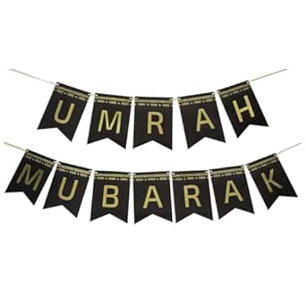 Umrah Mubarak Card Banner