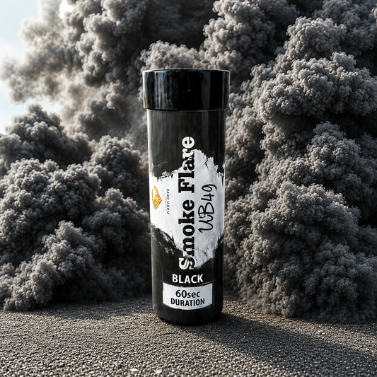 Single black 60-Second Smoke Flare