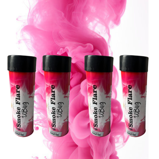 4 Pink smoke flare 60 seconds
