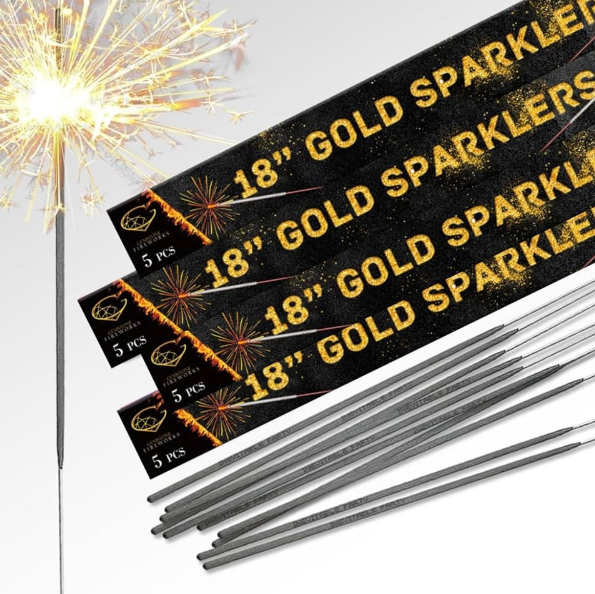 18 Inch Wedding Sparklers – Long Burn | Premium Sparklers UK | Weddings, Birthdays, Bonfire Night, New Year Celebrations