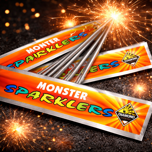 16 Inch Gold Sparklers – Pack of 30