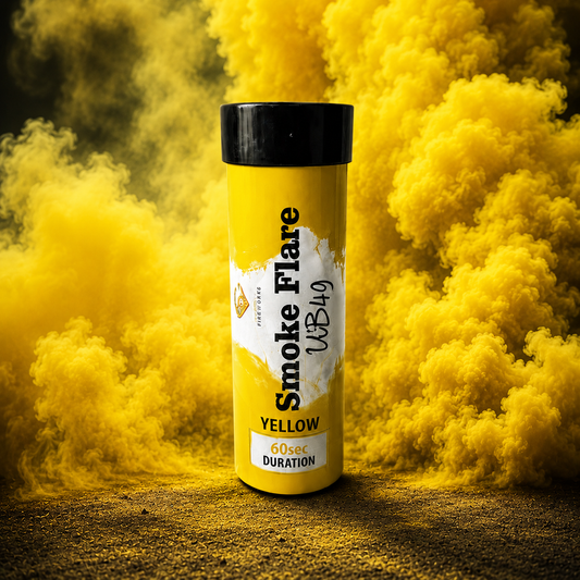 Single yellow 60-Second Smoke Flare